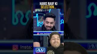 HARIS RAUF KI SELECTION😐 cricket geosports harisrauf geosuper [upl. by Ahtabbat]