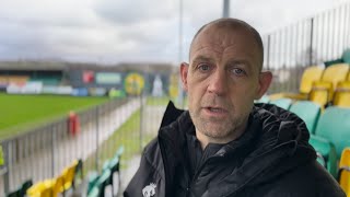 Manager Interview CPD Tref Caernarfon vs CPD Bae Colwyn 31st December 2023 [upl. by Arias983]