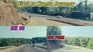 Sirsi to Kumta Journey  NH 766E viralvideo videos [upl. by Trebor251]