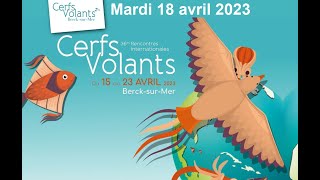 2023 04 18 Festival de cerfs volants de Berck  Le spectacle [upl. by Eirret]