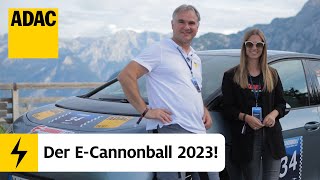 Die 400km ElektroRallye  Unter Strom – Einfach Elektromobilität  ECannonball 2023  ADAC [upl. by Eatnhoj929]