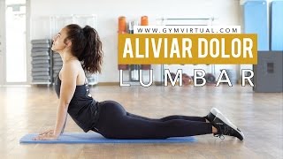 Aliviar dolor lumbar  6 estiramientos muy efectivos [upl. by Arval]