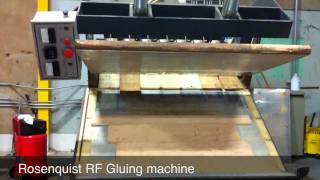 1998 Rosenquist RF Gluer Gluing Machine [upl. by Fondea817]