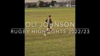 Oli Johnson Highlights  Harpenden amp Hertfordshire 202223  Level Up Rugby [upl. by Llekcir]