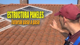 Cómo fijar estructura soporte paneles solares  Guía tutorial paso a paso [upl. by Doggett]