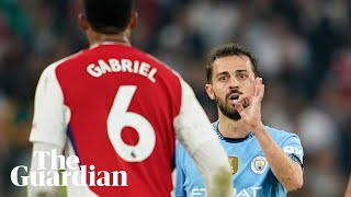 Bernardo Silva takes Arsenal trophy swipe as he criticises opponents defensive tactics [upl. by Analad]