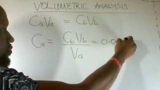 VOLUMETRIC ANALYSIS 1 [upl. by Charil]