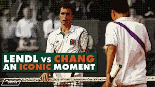 Iconic Moments Chang vs Lendl  Roland Garros 4th Round 1989 [upl. by Lala58]