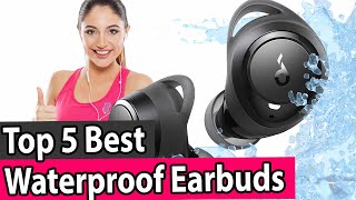 Best Waterproof Earbuds  Top 5 Reviews 2023 Buying Guide [upl. by Alphonse]