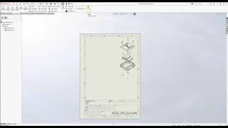 SolidWorks Drawing  Exploded View [upl. by Atteiluj]