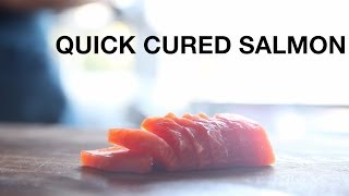 QuickCured Salmon Crudo Recipe • ChefSteps [upl. by Brina]