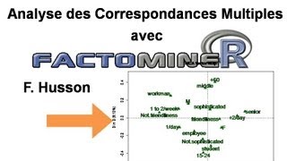 Analyse des correspondances multiples ACM ou AFCM FactoMineR [upl. by Mays]