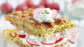 Herzhafte Waffeln  Waffel Rezepte zum Abnehmen  Mein gesunder Ernährungsplan [upl. by Eolanda241]