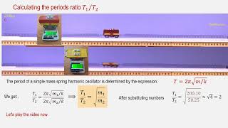 Physics Experiments for Education  Harmonic Oscillator Dependence on Mass [upl. by Adnaw]