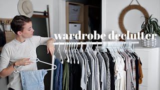 Decluttering My Wardrobe  MINIMALISM [upl. by Keeley]