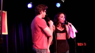 Nick Adams and Ellyn Marie Marsh sing Suddenly Seymour at Broadway Sessions 81612 [upl. by Aihsilef]