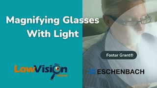 Lighted Reading Glasses Low Vision Miami [upl. by Hecklau897]