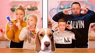 ♡• TWIN TELEPATHY CHALLENGE EN FAMILLE  LE NOËL DE NANA •♡ [upl. by Wyon]