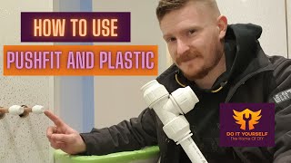 How To Use Push Fit Plumbing Fittings  Plumbing with Plastic Pipe [upl. by Abelard]