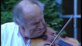 Ivry Gitlis  Mozart Violin Sonata K301 in G major [upl. by Nosduj]