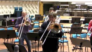 Ben van Dijk  bass trombone quotNever Alonequot  Ilja Reijngoud [upl. by Ronen]