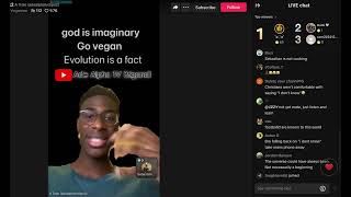 TIKTOK DEBATES  God  Veganism Part 3 11024 [upl. by Steffy709]