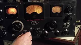 Hallicrafters SX28 SX28A Demonstration Recapped tubes RF alignment 7117 [upl. by Fronnia62]