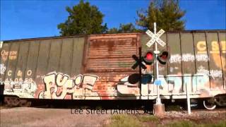 Railroad Crossings of the CSX SampNA North Sub [upl. by Colet444]