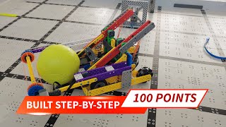 100 points  STEPBYSTEP INSTRUCTIONS VEX IQ Rapid Relay quotSuperSwishquot shooting Robot by Ben Lipper [upl. by Adnawot579]