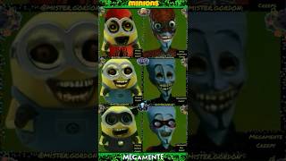 Equipo Minions Creepy Vs Equipo Megamente CreepyTikTok Bad Romance ChallengeTerror shorts YouTube [upl. by Chick]