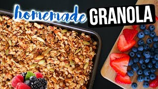 Healthy Granola Recipe [upl. by Bolitho]