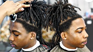 NEW GEMS 2024 HAIRCUT TUTORIAL MID TAPER DREADS 4K [upl. by Eelame733]