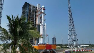 Long March7 Y7 ready to launch Tianzhou6 [upl. by Anayk256]