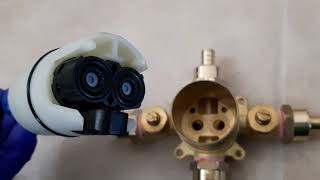 How to replace a shower valve no soldering repair [upl. by Oirobil]