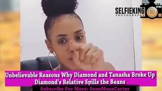 Reasons Why Diamond Platnumz and Tanasha Donna Broke Up Diamonds Relative Spills the Beans [upl. by Yodlem]