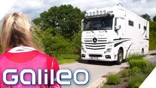 700000€ Dieser LKW ist ein XXL LuxusWohnmobil  Galileo  ProSieben [upl. by Toulon937]