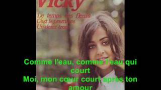 Lamour Est Bleu  Vicky Leandro lyrics [upl. by Daus]