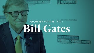 Questions à Bill Gates  Lutte contre le SIDA la tuberculose et le paludisme [upl. by Lsiel488]