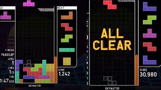 Hachispin to Accidental Perfect Clear  Tetrio [upl. by Ettelra330]