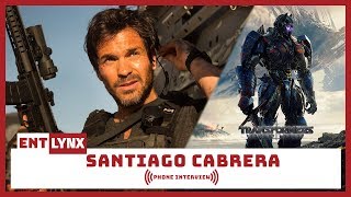 Santiago Cabrera Interview  Transformers The Last Knight [upl. by Knitter607]