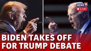 CNN Presidential Debate 2024  Donald Trump Vs Joe Biden Live  BidenTrump Debate Takes Shape N18G [upl. by Neira720]