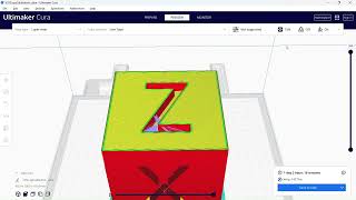 Multiple Settings on One Part Cura Slicer [upl. by Concoff591]