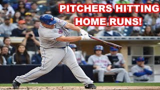 MLB  PITCHERS HITTING HOME RUNS PART 1  1080p HD [upl. by Ahsitram]