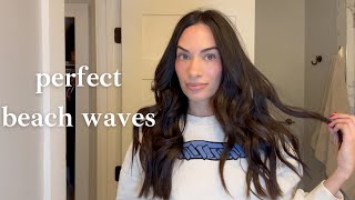 EASY Beach Waves Hair TutorialHow to Get The Most Effortless Wave [upl. by Florin]