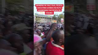 Ruto in kisumu city today trending citizentv ruto politics impeachment [upl. by Niro649]