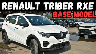 2024 Renault Triber RXE Base model ₹599 lakh  Renault Triber RXE Real life Review [upl. by Ordnasela448]