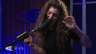 Lorde performing quotRoyalsquot Live on KCRW [upl. by Yzzo]