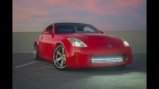 STRAIGHT PIPED 350Z EXHAUST NOTE REVS and ACCELERATION [upl. by Ahsiele]