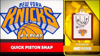 NBA2K24 MYTEAM BEST PLAY IN THE KNICKS PLAYBOOK 4 PLAYS IN 1 👀‼️🔥 [upl. by Seen]