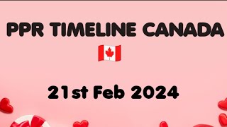 Todays PPR Timeline 🇨🇦  21st Feb 2024  SOWP amp STUDY PPR [upl. by Margery]